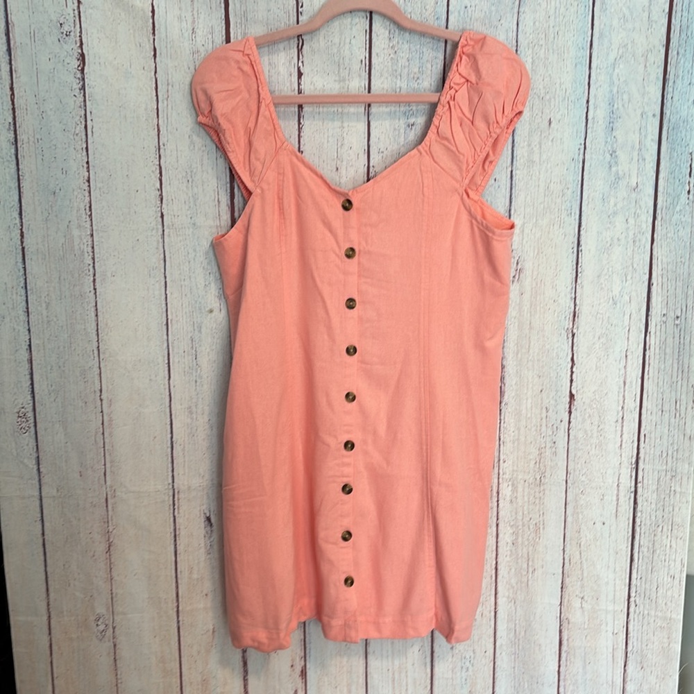 NWT American Eagle Button Front Mini Dress